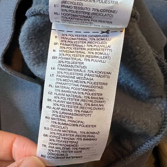 3 for $30! Adidas blue /grey crew neck sweater. Size small - Picture 5 of 8